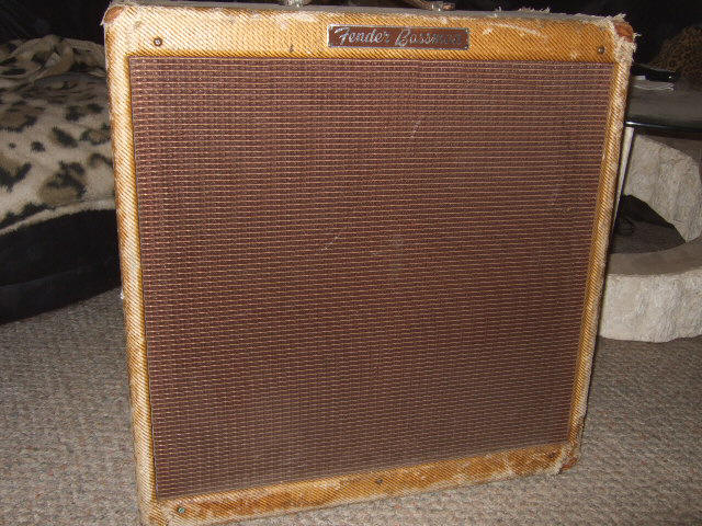 1955 Fender Bassman Amplifier Amp Vintage Tweed